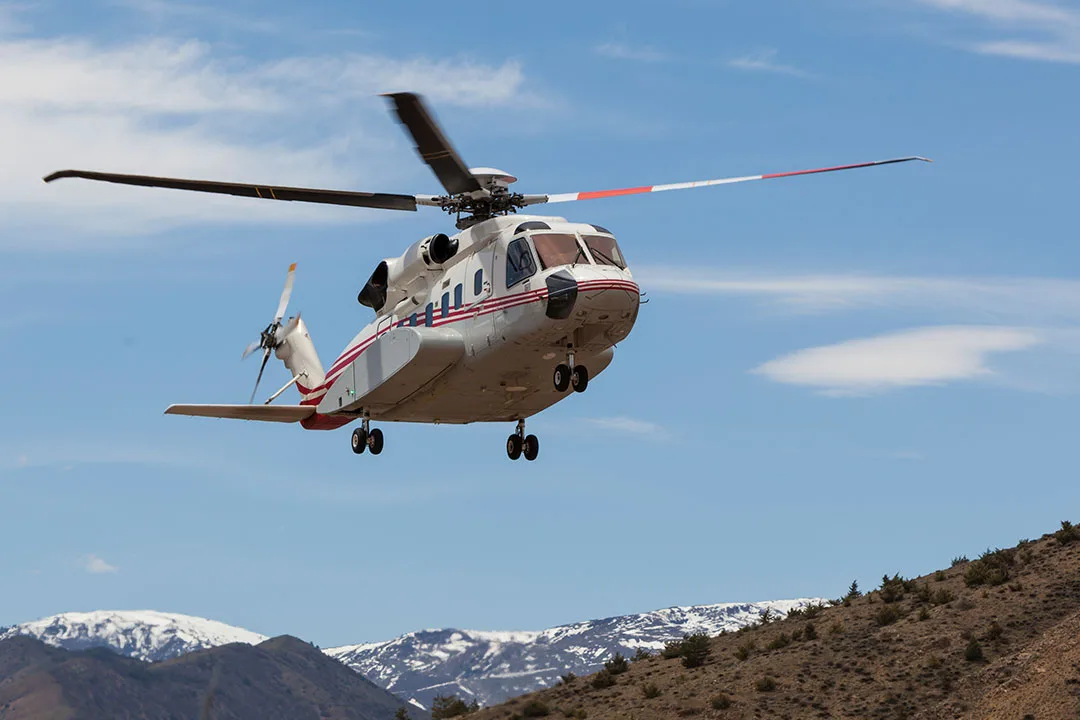 The Sikorsky S-92 combines long-range capability, passenger capacity, and twin-engine performance, making it well suited for extended offshore, remote-access, and long-distance missions.