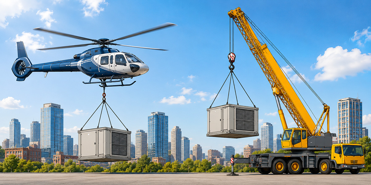 Compare Helicopter and Crane Costs Before Committing to Your Project's Lift Strategy
